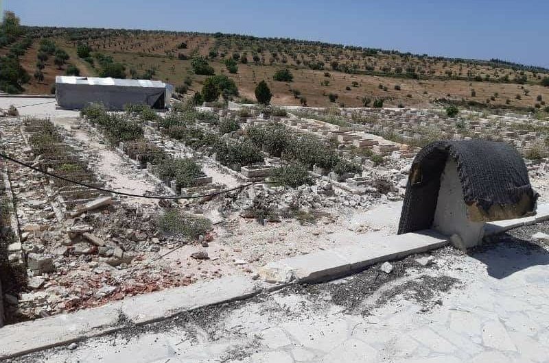 Turkish forces continue to sweep graves in Afrin …