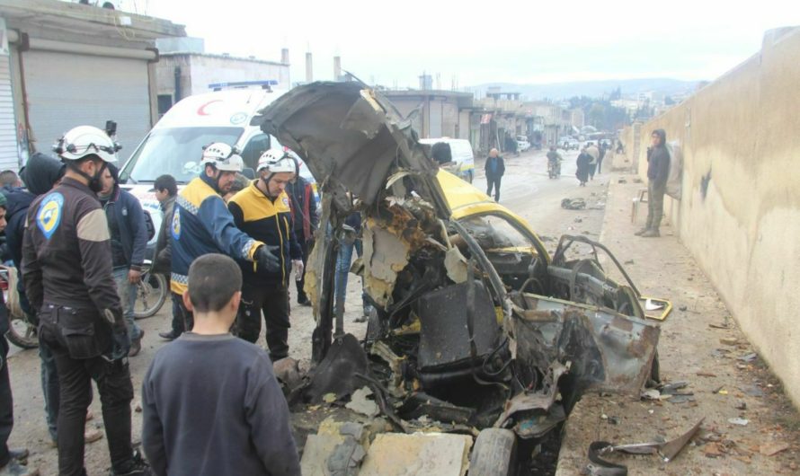 جرحى بانفجار عبوة ناسفة مزروعة بسيارة في منطقة الصناعة بعفرين