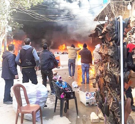 مقتل 6 مدنيين في انفجار شاحنة في عفرين بسوريا