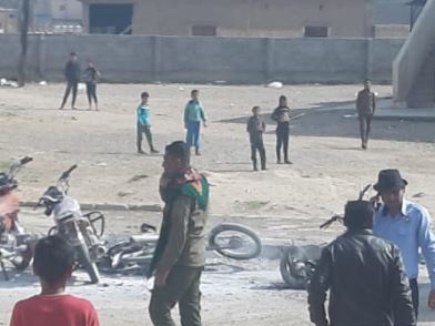 إصابات في انفجار دراجة ملغمة في ريف الحسكة