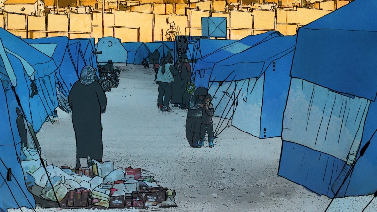 اختطاف طفلة من “مخيم الفرنسيين” مجهول للجهاديين الفرنسيين في إدلب