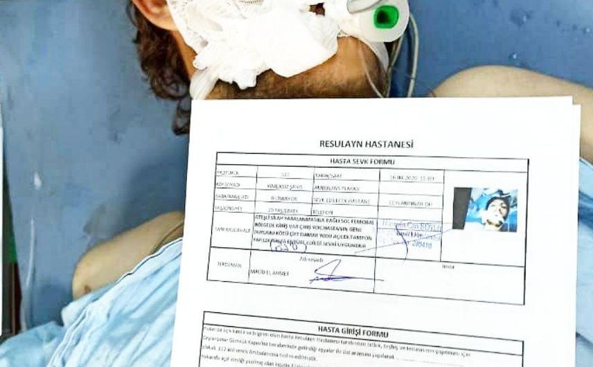 وفاة مدني مُتأثراً بإصابته برصاص المسلحين الموالين لتركيا في مدينة رأس العين