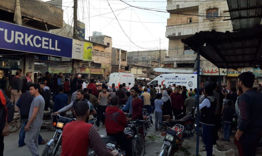 قتيل ومصابين في انفجار عبوة ناسفة بمدينة الباب