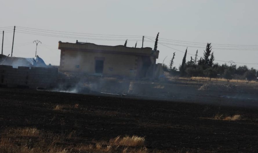 إصابة مدني بجروح وهدم مسجد في قصف تركي استهدف قرية شمالي الرقة