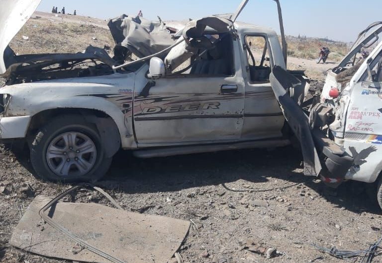 قتلى وإصابات في انفجار مفخخة في سوق شعبي بتل حلف بريف رأس العين