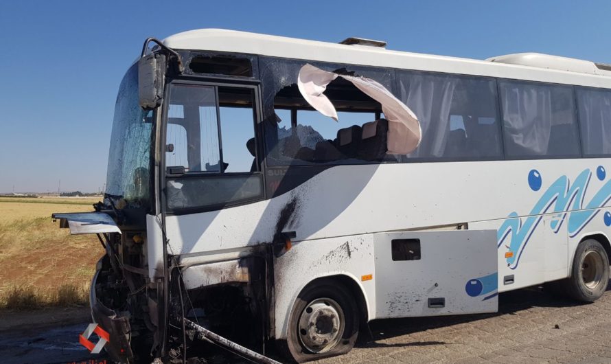 انفجار يستهدف حافلة تقل مسلحين موالين لتركيا قرب مدينة اعزاز