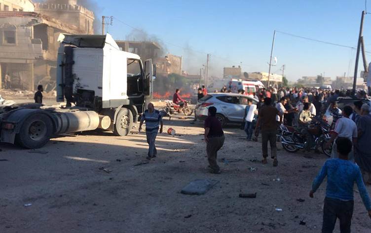 تركيا تفشل مجددا في حماية المدنيين…. مقتل 15 في أربع تفجيرات بمناطق خاضعة لسيطرتها شمال سوريا