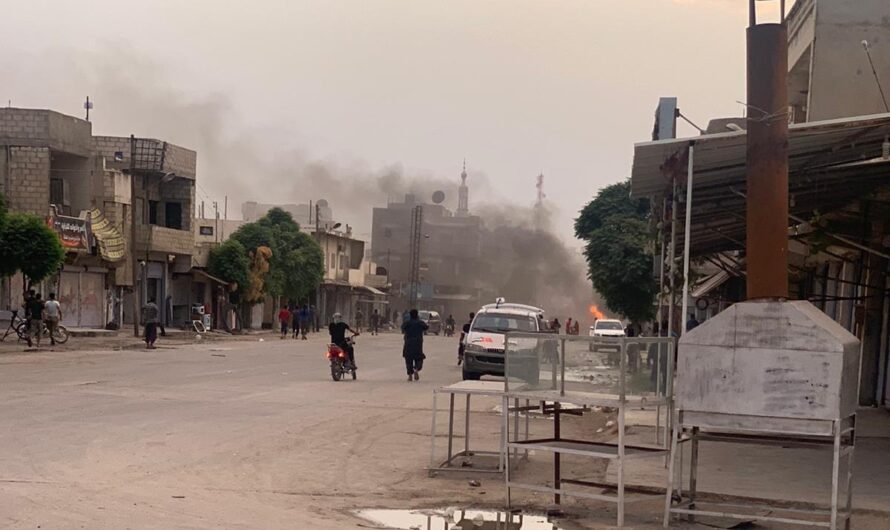 ضحايا نتيجة انفجار دراجة نارية ملغمة في بلدة رأس العين