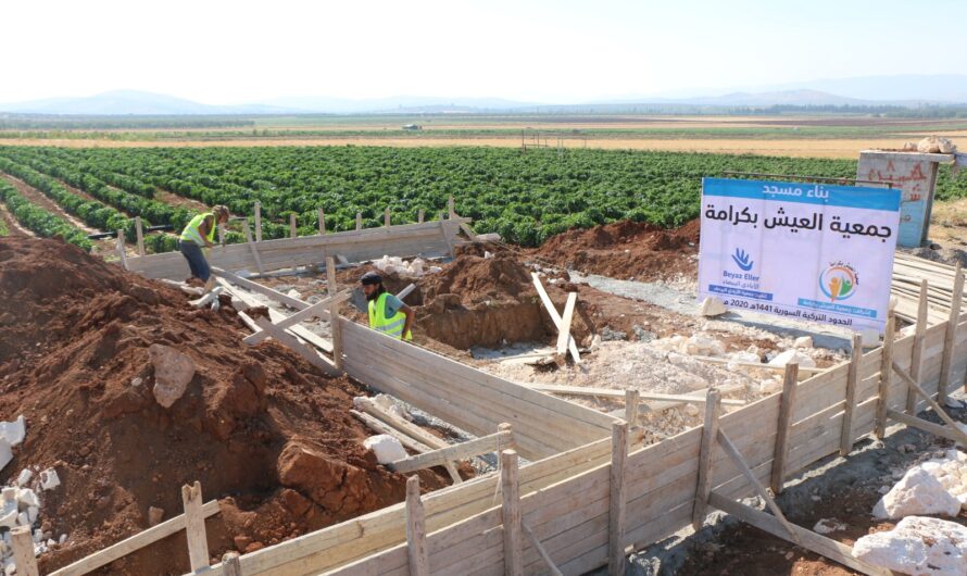 منظمة فلسطينية تستولي على أراضي في عفرين بقصد بناء مسجد