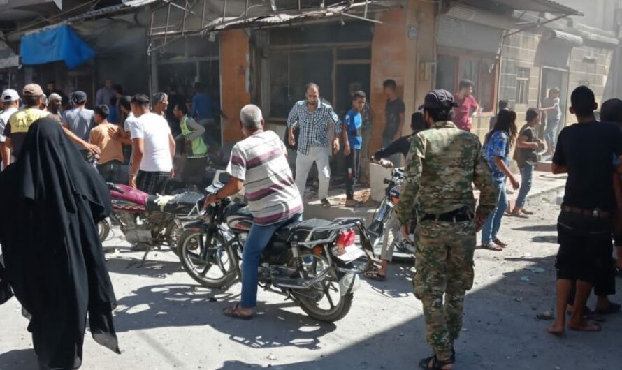 مقتل شخص وإصابات في انفجار دراجة نارية مفخخة في مدينة جرابلس في ريف حلب الشرقي