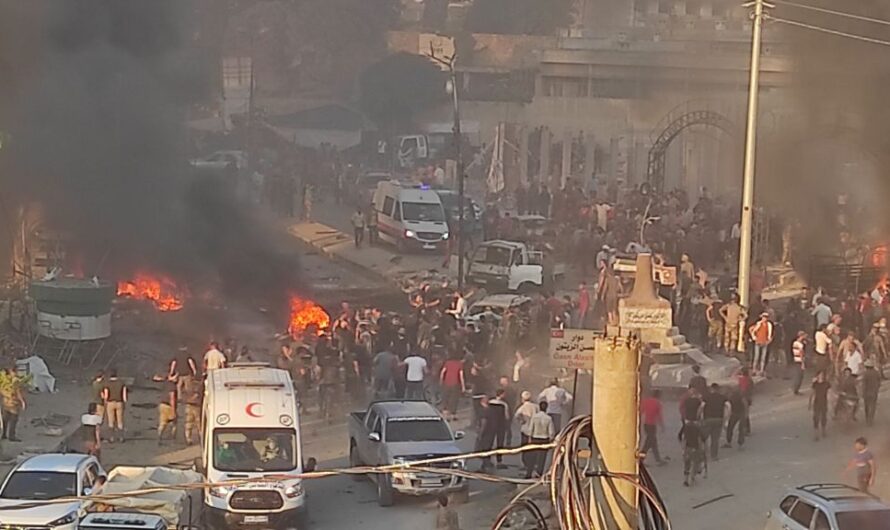 قتلى وإصابات في انفجار سيارة بمدينة عفرين