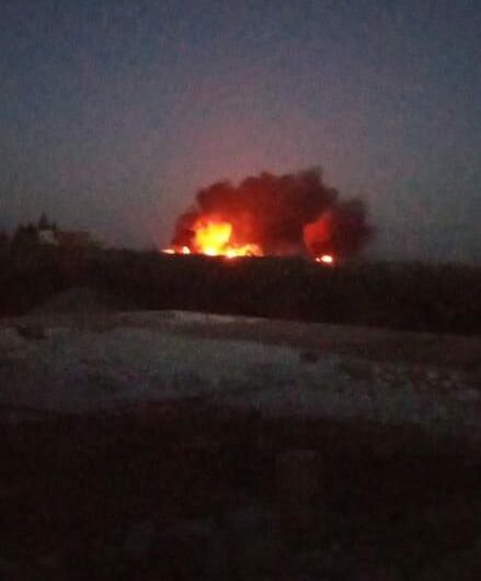 قتلى وجرحى في قصف استهدف معبر الحمران وحراقات النفط جنوب غربي جرابلس