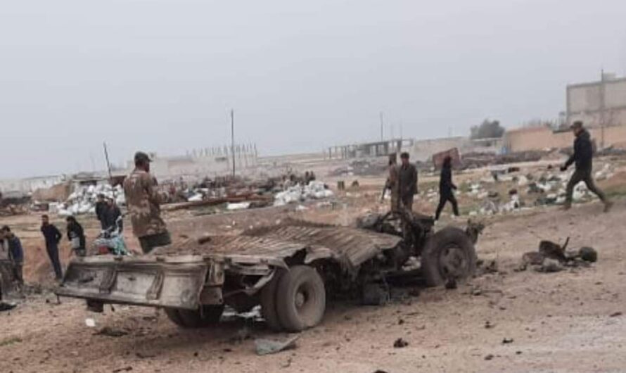 رأس العين .. انفجار سيارة مفخخة على طريق الصناعة