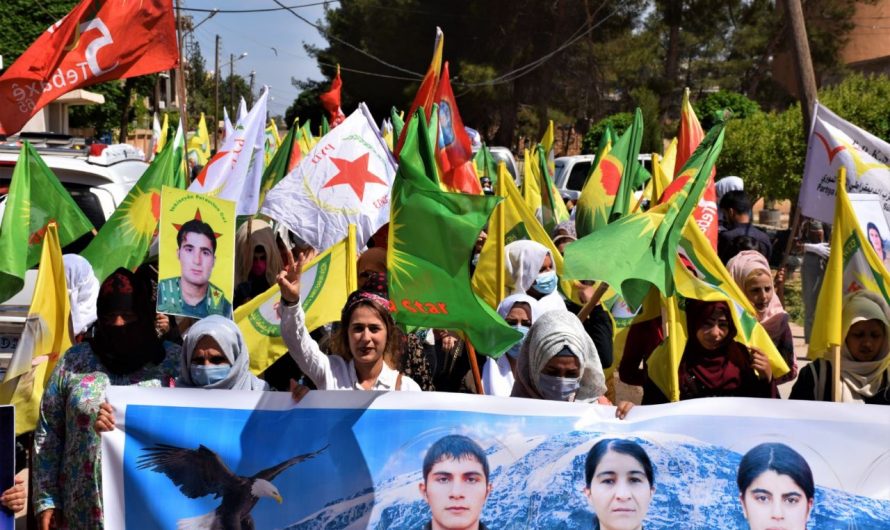 شاهد: احتفالات واحتجاجات واعتقالات بمناسبة إحياء اليوم العالمي للعمال في شمال سوريا