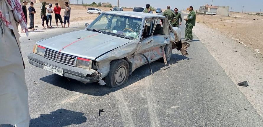 قصف تركي بطائرة مسيرة يستهدف سيارة في ريف كوباني الجنوبي