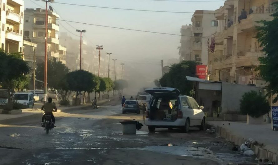 إصابات جراء قصف صاروخي استهدف مركز مدينة عفرين