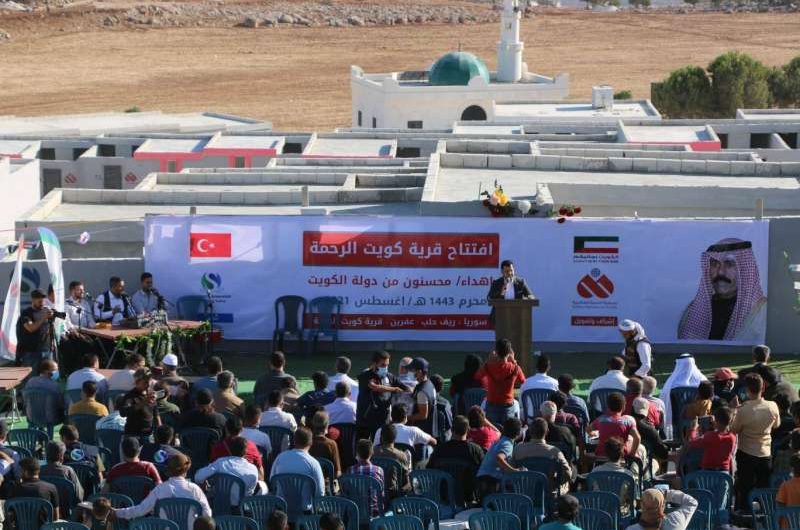 منظمات كويتية متورطة بدعم المستوطنات التركية شمال سوريا…. قدمت ملايين الدولارات لإنشائها
