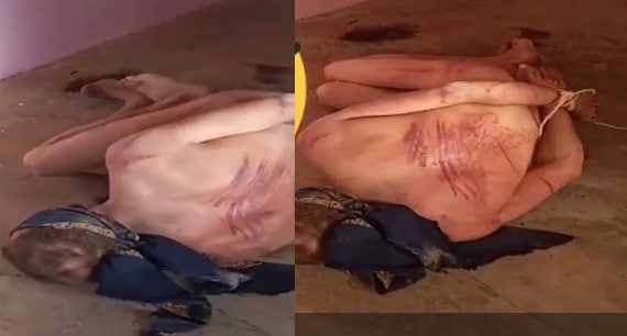 بالصور والفيديو .. شهادة مدني سلخ الجيش الوطني الموالي لتركيا جلده بالسياط