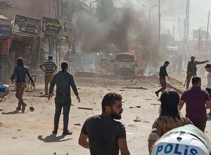 تركيا تفشل مجددا في حماية المدنيين … قتلى وجرحى في انفجار سيارة مفخخة وسط مدينة عفرين