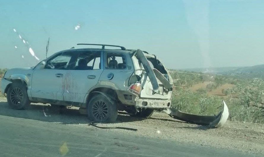 طائرة مسيرة تستهدف احد عناصر تنظيم  حراس الدين في ادلب