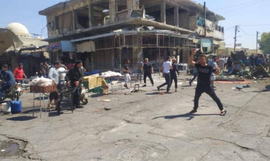 عناصر من الشرطة العسكرية يعتدون بالضرب على مدنيين في راجو في ريف عفرين