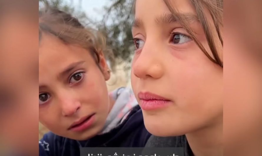 اختفت “المساعدات الأوروبية والأمريكية” ولم تصلهم .. طفلتان سوريتان توثقان في مقطع فيديو مأساة النازحين